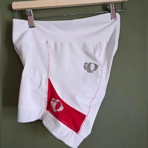 Pearl Izumi White and Red Women's Cycling Bike Shorts